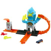 garazas - Mattel Hot Wheels City Gorilla Slam Attack žaidimų rinkinys, JHL92 - 5 nuotrauka
