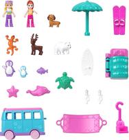 leliu kemperis - Mattel Polly Pocket Pet Mobile Adventure JCC22 žaidimų rinkinys - 4 nuotrauka