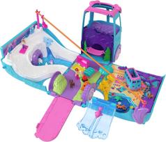 leliu kemperis - Mattel Polly Pocket Pet Mobile Adventure JCC22 žaidimų rinkinys - 7 nuotrauka