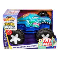 zaislai monster - Mattel Hot Wheels RC automodelis Mega Wrex (JBD90) - 2 nuotrauka