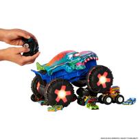 zaislai monster - Mattel Hot Wheels RC automodelis Mega Wrex (JBD90) - 3 nuotrauka