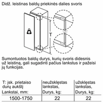 saldytuvas bosch imontuojamas - Bosch KIF81HOD0 - 4 nuotrauka