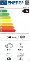imontuojama indaplove 60 cm - BOSCH SBI4ECS28E - 2 nuotrauka