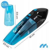 dregno valymo siurblys - Belaidis rankinis automobilinis dulkių siurblys Maltec 108016 - 6 nuotrauka