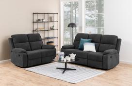 reglaineris - Actona Mora 3-vietė sofa reglaineris, tamsiai pilka (Dark Gray) - 3 nuotrauka
