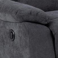 reglaineris - Actona Mora 3-vietė sofa reglaineris, tamsiai pilka (Dark Gray) - 5 nuotrauka