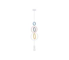 pakabinamo sviestuvo gaubtas - Candellux Lighting Hoops 5, E27, 1 x 20 W, spalvingas - 2 nuotrauka