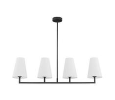 pakabiname sviestuvai sietynai - Argon Safiano 1831, E27, 4 x 15 W, juodas - 2 nuotrauka