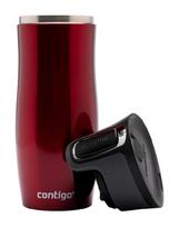 raudoni puodeliai - Contigo West Loop 0.47 l, Raudona (Red) - 2 nuotrauka