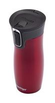 raudoni puodeliai - Contigo West Loop 0.47 l, Raudona (Red) - 3 nuotrauka