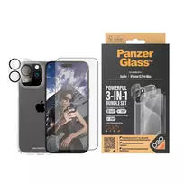 apple iphone 3 telefonas - PanzerGlass "D3O Hardcase + Screen Protector UWF+ Lens iPhone 15 Pro Max" - 5 nuotrauka