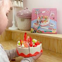 pjaustomi vaisiai - Šviečiantis pjaustomas tortas su papuošimo priedais 40 vnt. Woopie - 9 nuotrauka