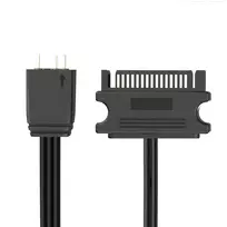 argb controller - Akasa Vegas AK-RLC-01 RGB valdiklio laidas Juodas (Black) - 6 nuotrauka