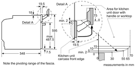 imontuojamos orkaites 60 - Bosch HSG7364B1 - 5 nuotrauka