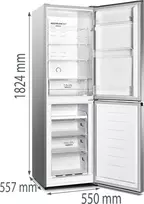 laisvai pastatomas saldytuvas - Gorenje NRK418DCS4 - 2 nuotrauka