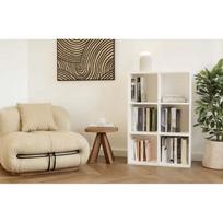 knygu lentyna - Pastatoma lentyna Top E Shop Malax Mini 2x3, balta (White) - 5 nuotrauka
