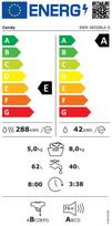 skalbimo masinos 5 kg - Candy BWR 485SBL6-S - 2 nuotrauka