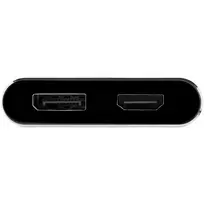 displayport hdmi adapteris - StarTech CDP2DPHD USB-C Multiport Adapteris 4K 60Hz HDMI/DisplayPort Juodas (Black) - 3 nuotrauka