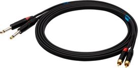 5 6 mm kabelis - SSQ RCAJM5 - Kabel 5 metrowy 2xRCA- 2x JACK MONO 6,3mm - 3 nuotrauka