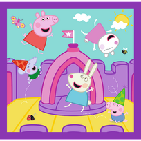 peppa pig - Trefl Peppa Pig 3 dėlionių rinkinys „Kiaulytė Pepa“ - 2 nuotrauka