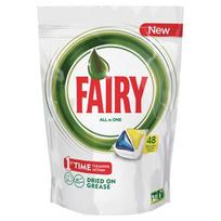 Indaplovių kapsulės Fairy "All in 1 Lemon", 48 vnt