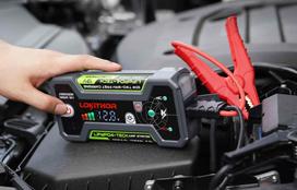 automobilio uzvedimo starteris - Lokithor J1350 Pro 25.6Wh Jump Starter, Juodas (Black) - 2 nuotrauka