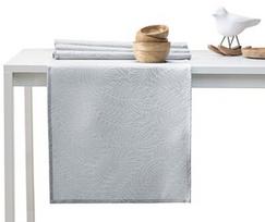 AmeliaHome Gaia AH/HMD Tablecloth LightGrey 40x140cm