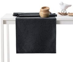 AmeliaHome Gaia AH/HMD Tablecloth DarkGrey 30x80cm