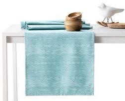 AmeliaHome Vesta AH/HMD Tablecloth RetroBlue 40x120cm