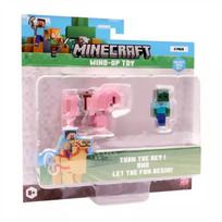 3d zaislai - Figūrėlių rinkinys Mattel Minecraft Wind Up, 2 vnt., (spalva/dizainas parenkami atsitiktine tvarka) - 3 nuotrauka