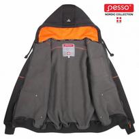 striukes - Darbinis švarkas Pesso, pilka sp., 2XL dydis - 10 nuotrauka