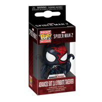 spider man 2 - FUNKO POP! Raktų pakabutis: Marvel - Spider-Man 2 - Advanced Suit 2.0 (Symbiote Takeover) - 3 nuotrauka