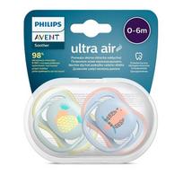 avent ciulptukas 0 6 - Philips AVENT Ultra Air, 0-6 mėn., 2 vnt., Parrot/Ananas (Boy) - 5 nuotrauka