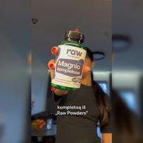 kapsule - RAW POWDERS Magnio kompleksas PLUS, 90 kapsulių - 2 nuotrauka