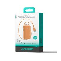 power bank 10000 mah - Joyroom JR-PR2L 35W 10000mAh Powerbank su integruotais USB-C kabeliais, oranžinis - 3 nuotrauka