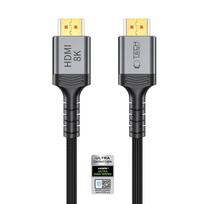 hdmi 2.1 kabelis - Tech-Protect UltraBoost HDMI 2.1 kabelis 200 cm Juodas (Black) - 8 nuotrauka