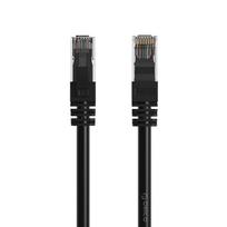 lan kabelis - Orico PUG-C6 CAT6 1000Mbps RJ45 Ethernet tinklo kabelis LAN apvalus 10m Juodas (Black) - 3 nuotrauka