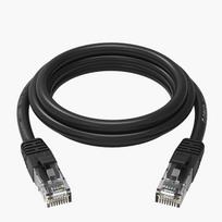 lan kabelis - Orico PUG-C6 CAT6 1000Mbps RJ45 Ethernet tinklo kabelis LAN apvalus 10m Juodas (Black) - 5 nuotrauka