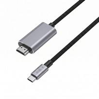 hdmi 2.1 to usb - Tech-Protect UltraBoost USB-C to HDMI 2.1 Cable 200 cm 8K 60Hz Pilkas (Gray) - 7 nuotrauka