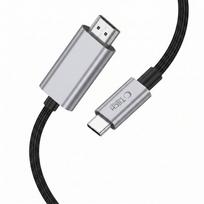 hdmi 2.1 to usb - Tech-Protect UltraBoost USB-C to HDMI 2.1 Cable 200 cm 8K 60Hz Pilkas (Gray) - 8 nuotrauka