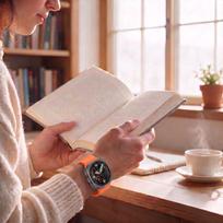 galaxy watch dirzelis - Tech-Protect Silicone Air dirželis Samsung Galaxy Watch Ultra 1/2 2024-2026 (47 mm), oranžinė (Orange) - 5 nuotrauka