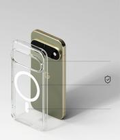 google pixel 11 - Ringke Fusion Magnetic MagSafe dėklas Google Pixel 11 Pro - Skaidrus (Clear) - 4 nuotrauka