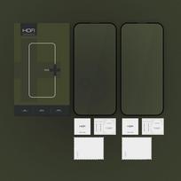 iphone 16 pro max stikliukas - Hofi "Glass Pro+ iPhone 16 Pro Max" Black 2 pack - 2 nuotrauka