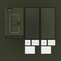 samsung s24 apsauginis stiklas - Hofi "Glass Pro+ Galaxy S25" 2 pack - 2 nuotrauka
