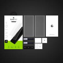 s23 ultra stikliukas - Glastify "UVTG+ 2-Pack" Grūdintas Stiklas Samsung Galaxy S23 Ultra Skaidrus (Transparent) - 2 nuotrauka