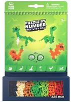 Plus Plus Puzzle by Number Activity Pad Dinosaurs 4347, 125 det.