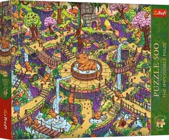 Trefl The Impossible Maze: Capybaras, 500 det.