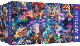 Trefl Premium Plus Colorful World, 8000 det.