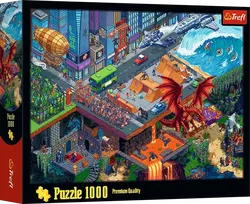 Trefl Pixel City, 1000 det.