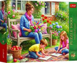 Trefl Family in the Garden, 68 x 48 cm, 1000 det.